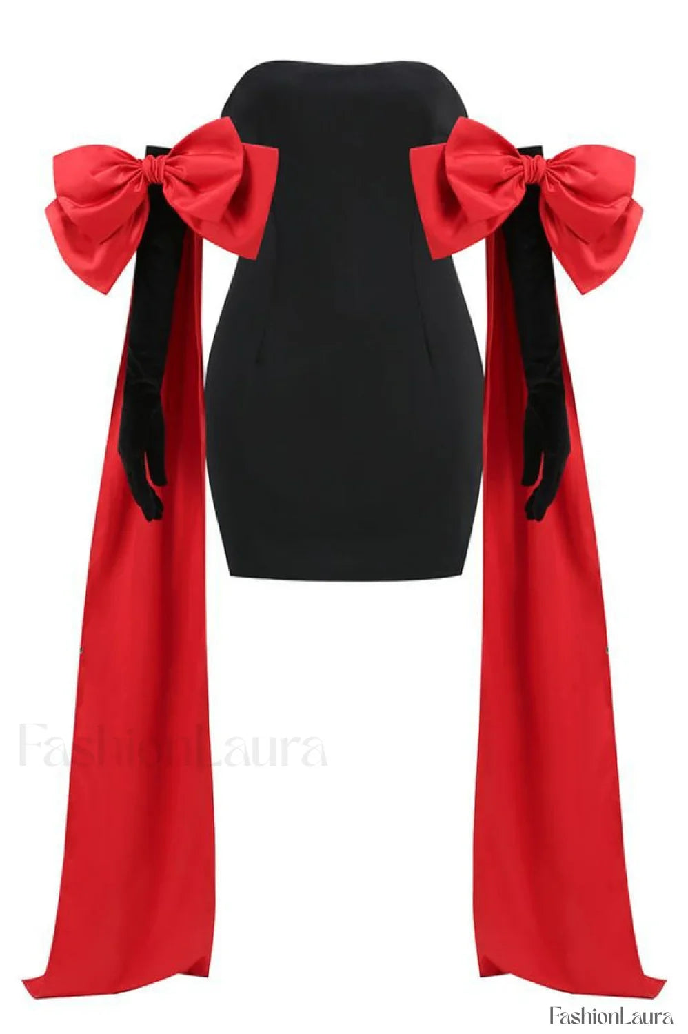 Cupid Dress Stylish & Gloves XS / Black
