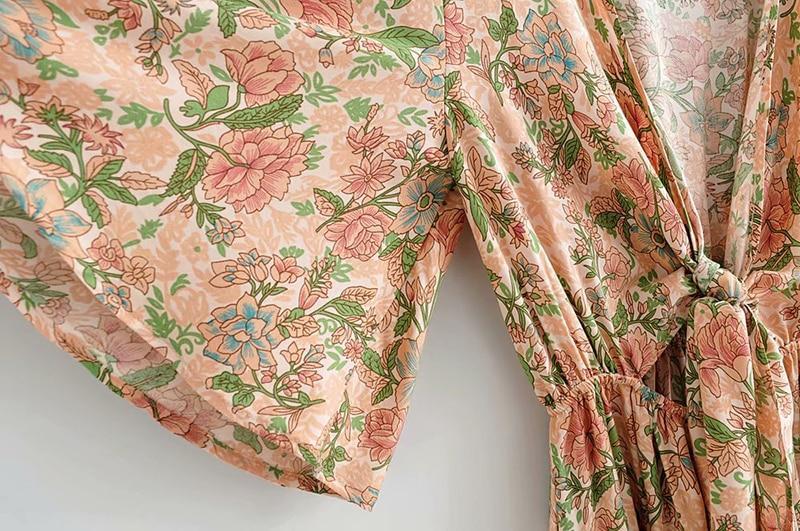 JuliaFashion - women elegant Cut Out Bohemian Mini Dress