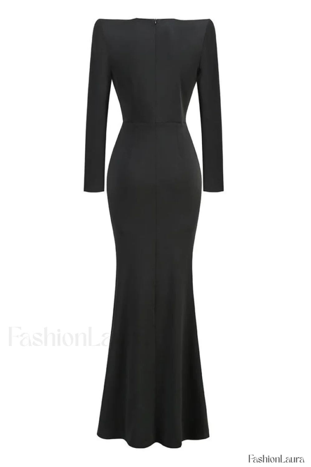 Cutout Crepe Stylish V Neck Dress