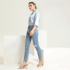 Julia Fashion - Casual Office Lady Jeans