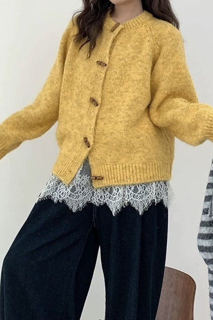 Relaxed Toggle Cardigan