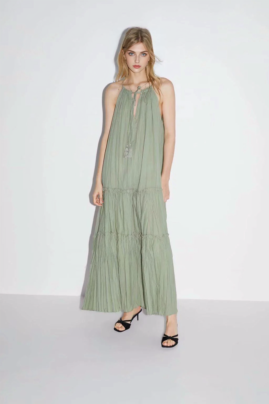 JuliaFashion - Sexy Loose Strap Maxi Boho Dress