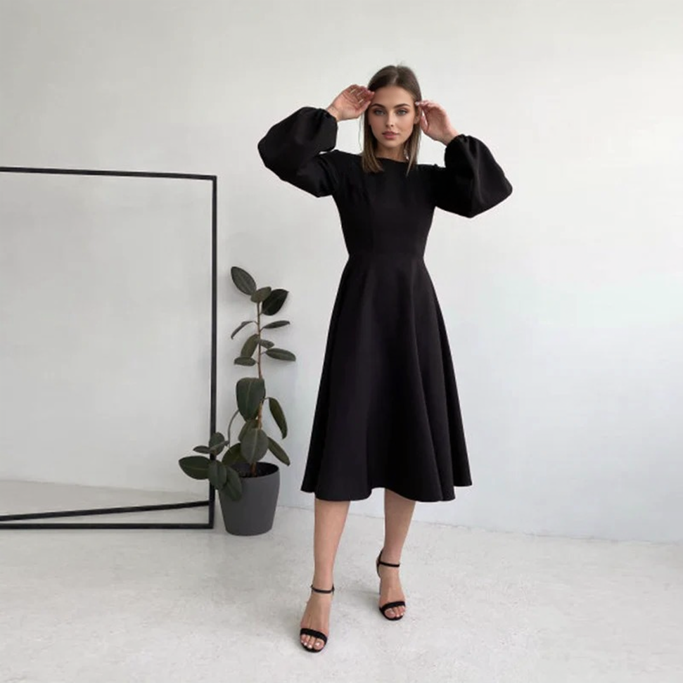 Julia Fashion - Sexy Backless Women's Midi Dress