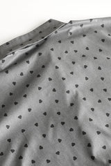 Lace Cuff Polka Dot Collar Blouse