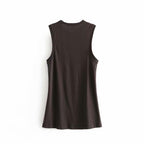 JuliaFashion-Dancing Outlaw Vintage Chic Sleeveless Loose Tank Top