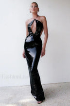 Darcy Backless Stylish Cutout Sequin Dress