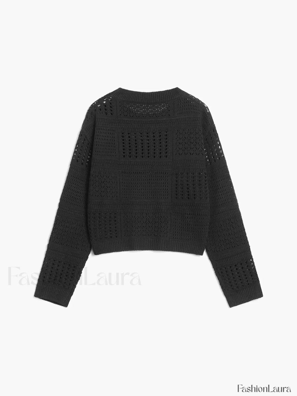 Days Like This Trendy Eyelet Knit Top Sweaters L