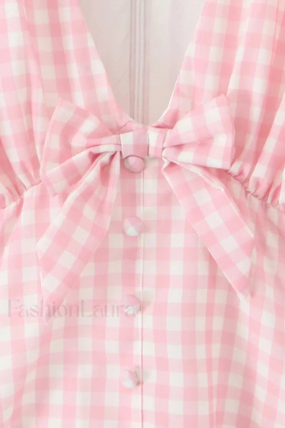 Deep V Neck Backless Pleated Printed A Line Mini Dress