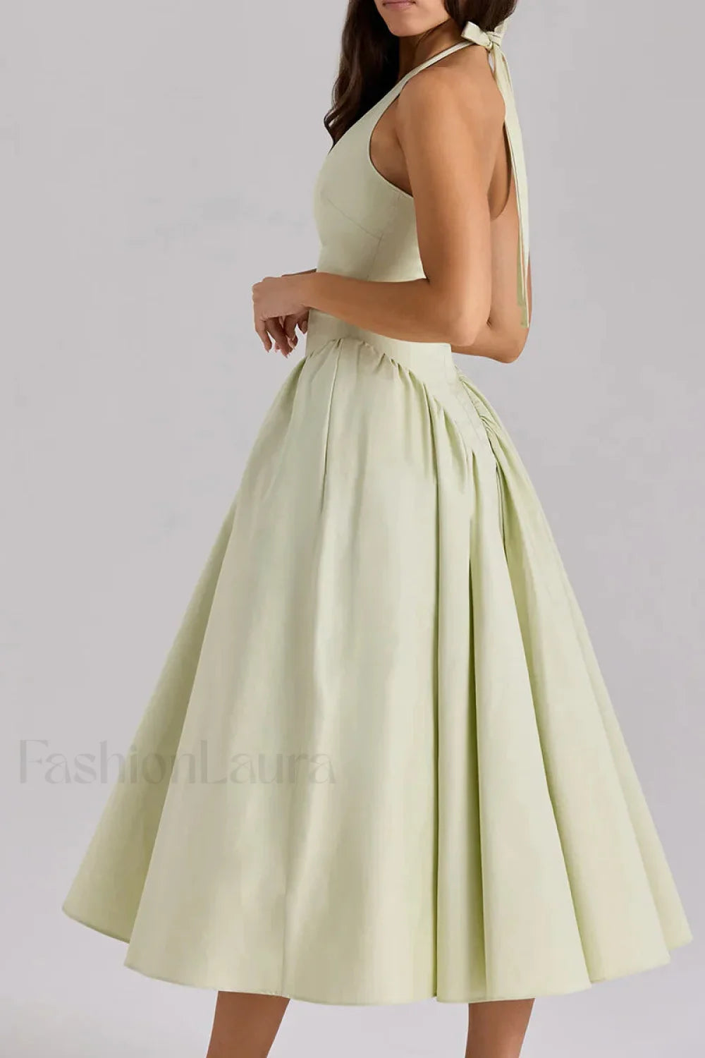 Deep V Neck Backless Pure Desire White Slim Fit Maxi Dress