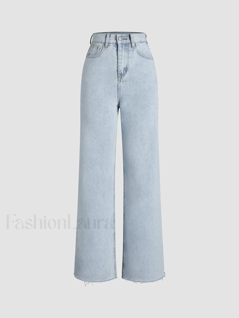 Denim Straight Graceful Leg Jeans Jeans