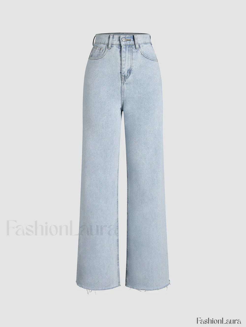 Denim Straight Graceful Leg Jeans Jeans