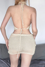 Devana Halter Top Charming + Skirt Set