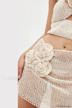 Devana Halter Top Charming + Skirt Set