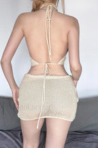 Devana Halter Top Charming + Skirt Set