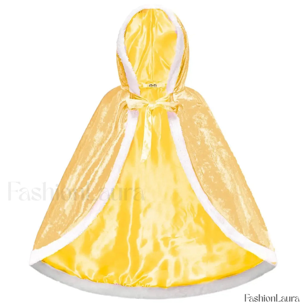 Disney Belle Princess Beauty Beast Cosplay Party Magic Stick Kid Costume 3T (Tag 110) / Cloak Only