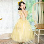 Disney Belle Princess Beauty Beast Cosplay Party Magic Stick Kid Costume