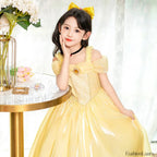 Disney Belle Princess Beauty Beast Cosplay Party Magic Stick Kid Costume