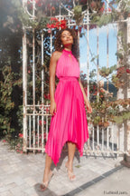 Dominique Elegant Midi Dress