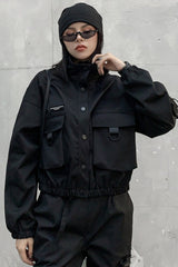 Cropped Street Utility Jacket