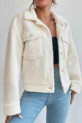 Off-White Short Sherpa Jacket S / White