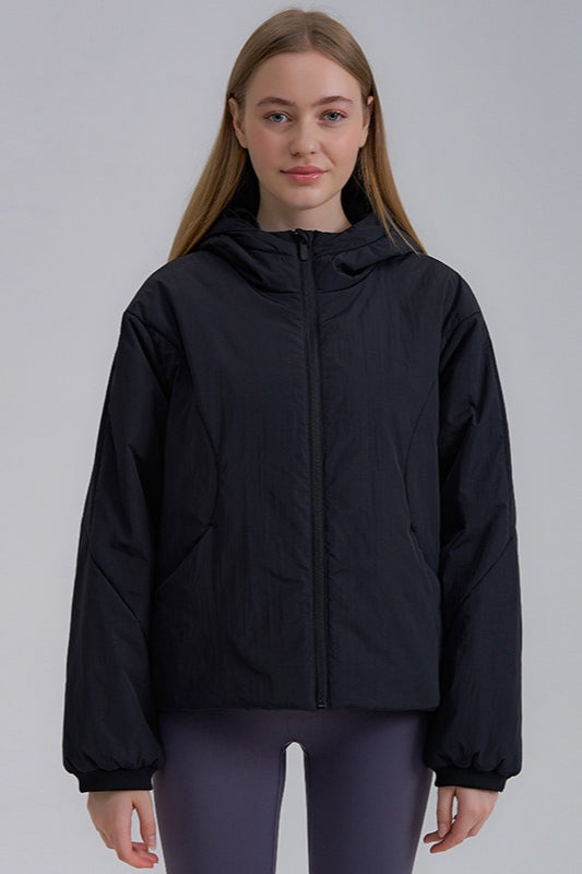 Relaxed Fit Short Puffer Jacket