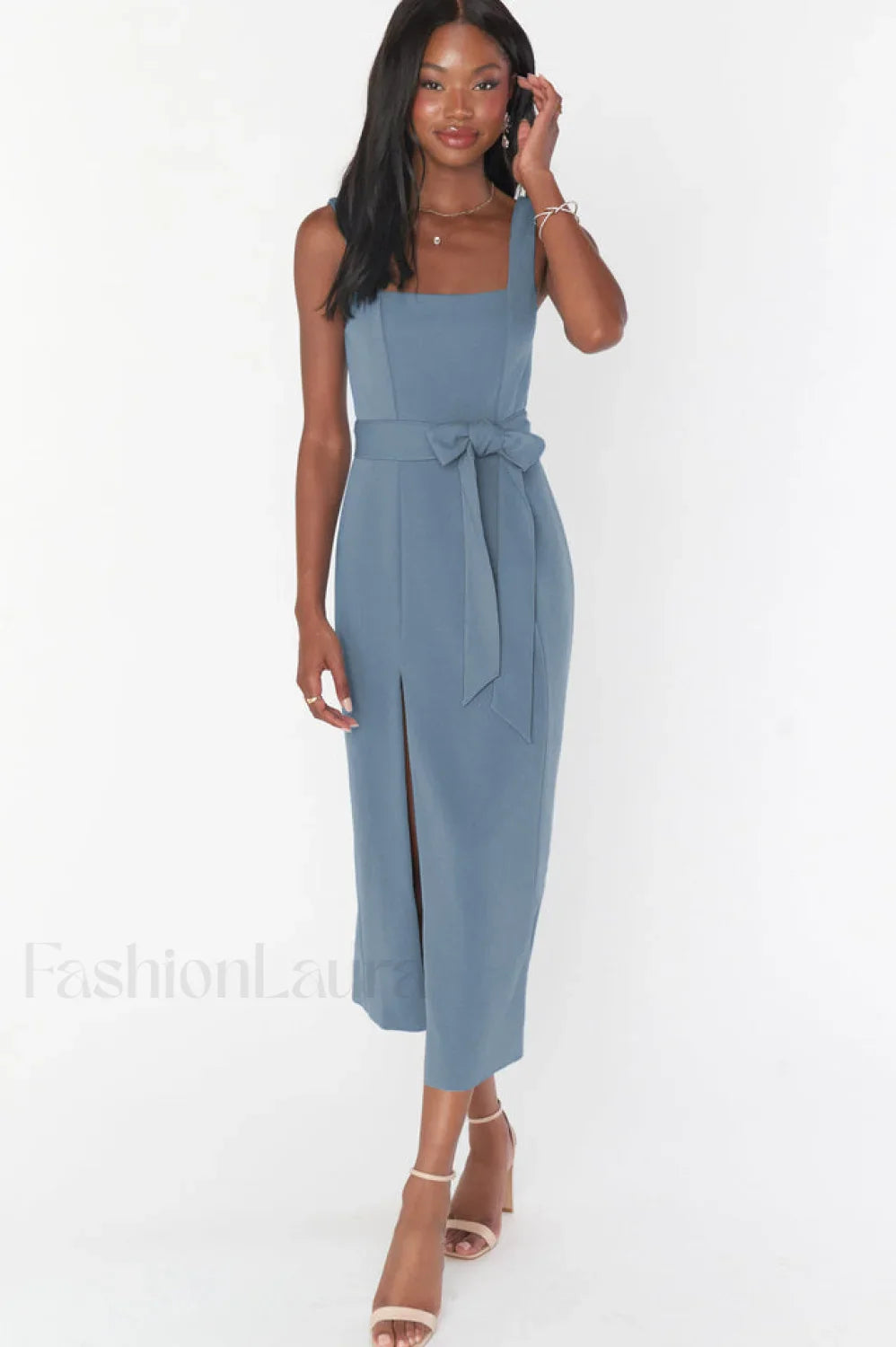 Eden Elegant Midi Dress