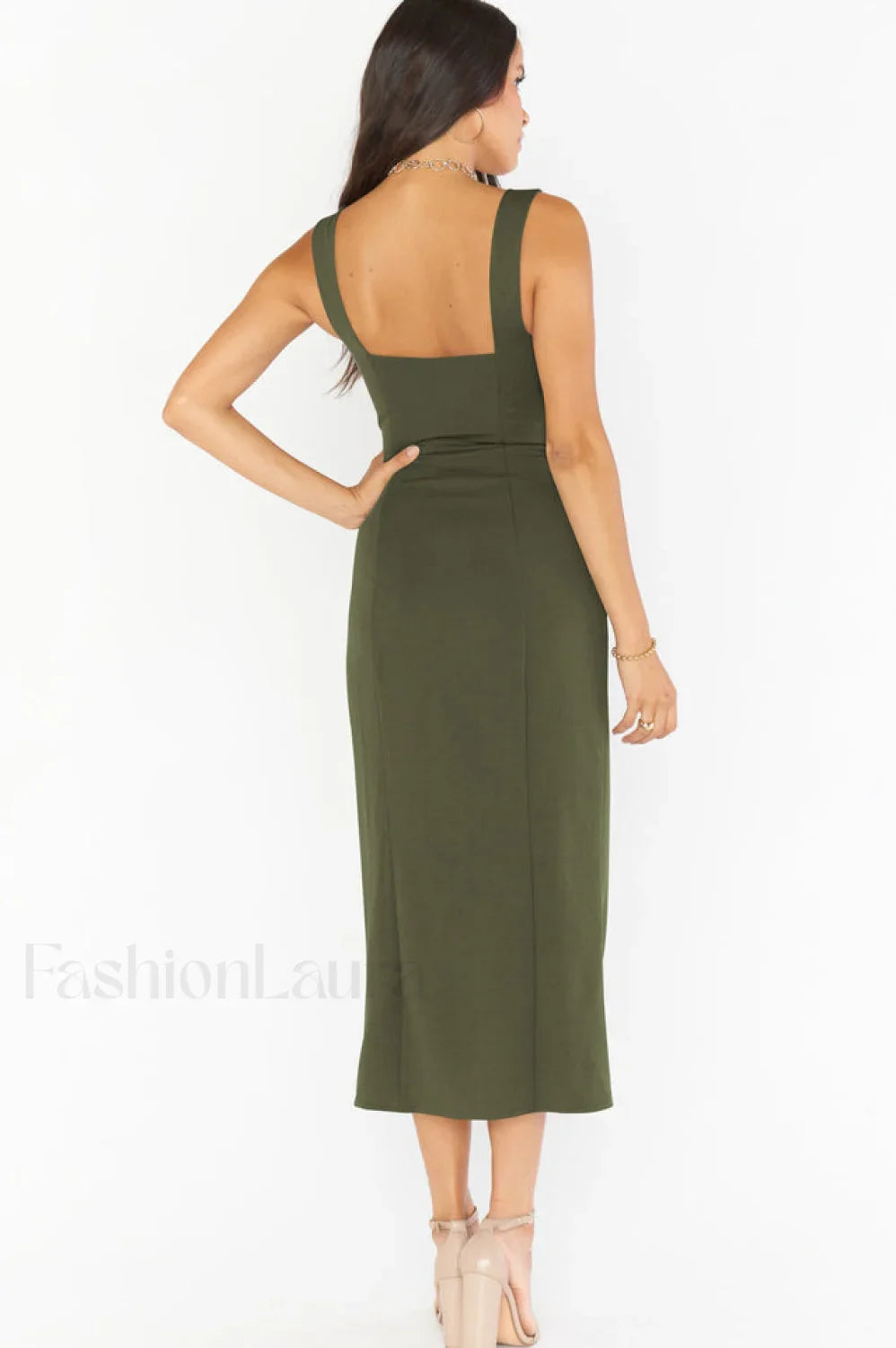 Eden Elegant Midi Dress