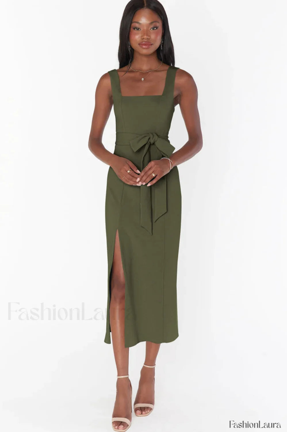 Eden Elegant Midi Dress