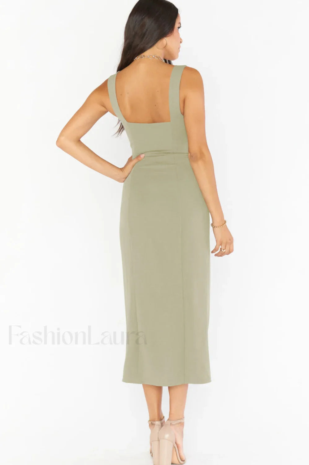 Eden Elegant Midi Dress