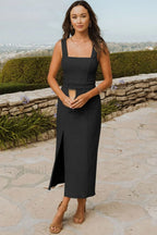 Eden Elegant Midi Dress S / Black