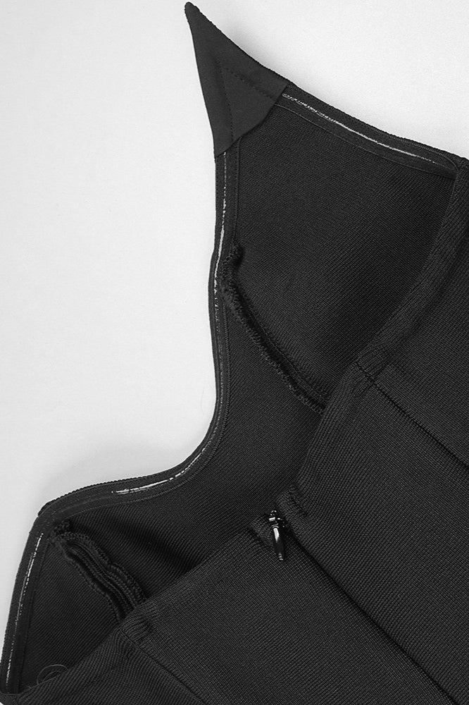 Stretch Tulle Bandage Mesh Formal Dress