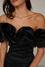 Elastic Mystic Stylish Satin Dress