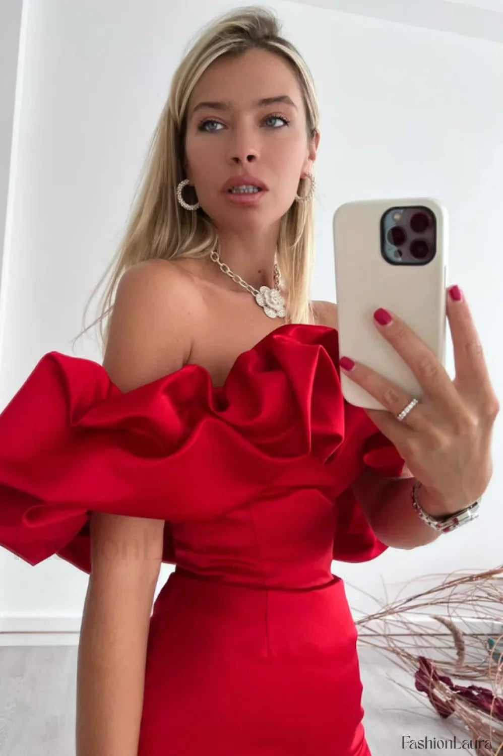 Elastic Mystic Stylish Satin Dress