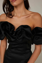 Elastic Mystic Stylish Satin Dress