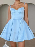 Elegant Floral Print Tulle Floral Dress Blue / XS