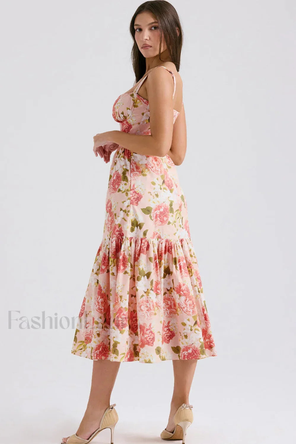 Elia Floral Stylish Midi Sundress