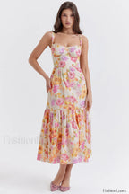 Elia Floral Stylish Midi Sundress