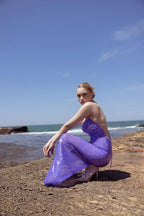 Emilina Sequin Stylish Backless Maxi Dress