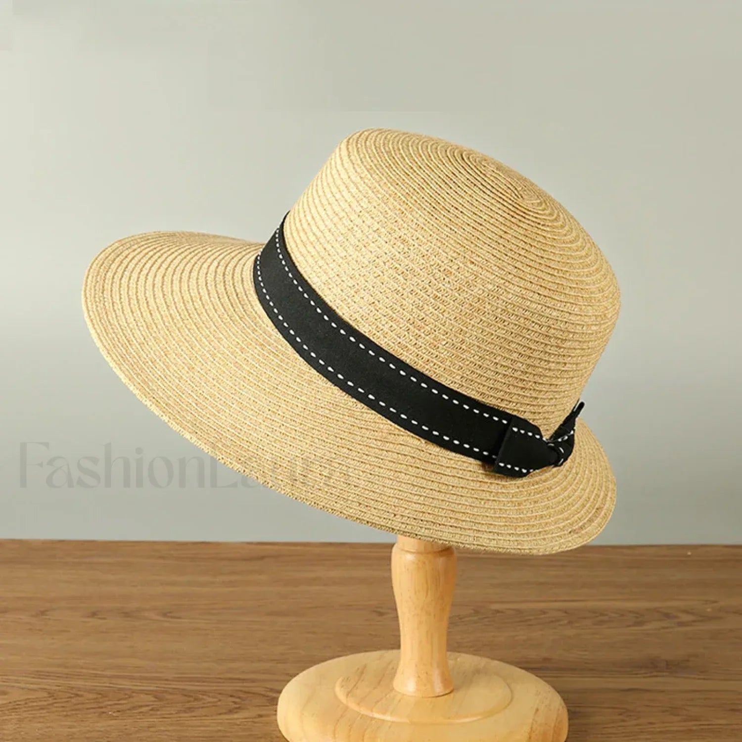 English Style Straw Large Brim Small Face Outdoor Sunshade Hat