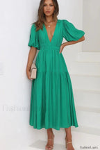 Erin Elegant Midi Dress