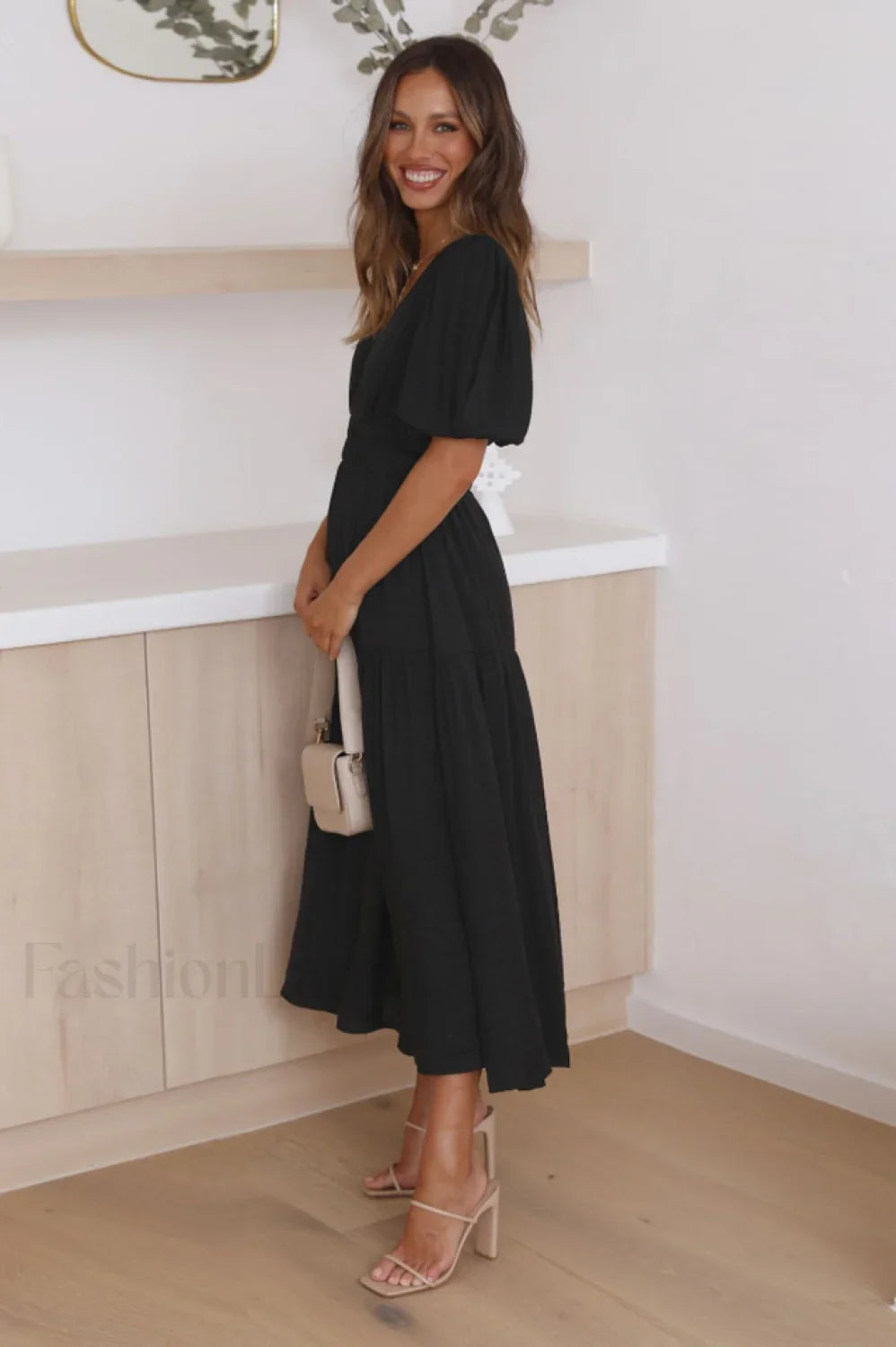 Erin Elegant Midi Dress