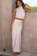 Esther Top + Charming Maxi Skirt Set