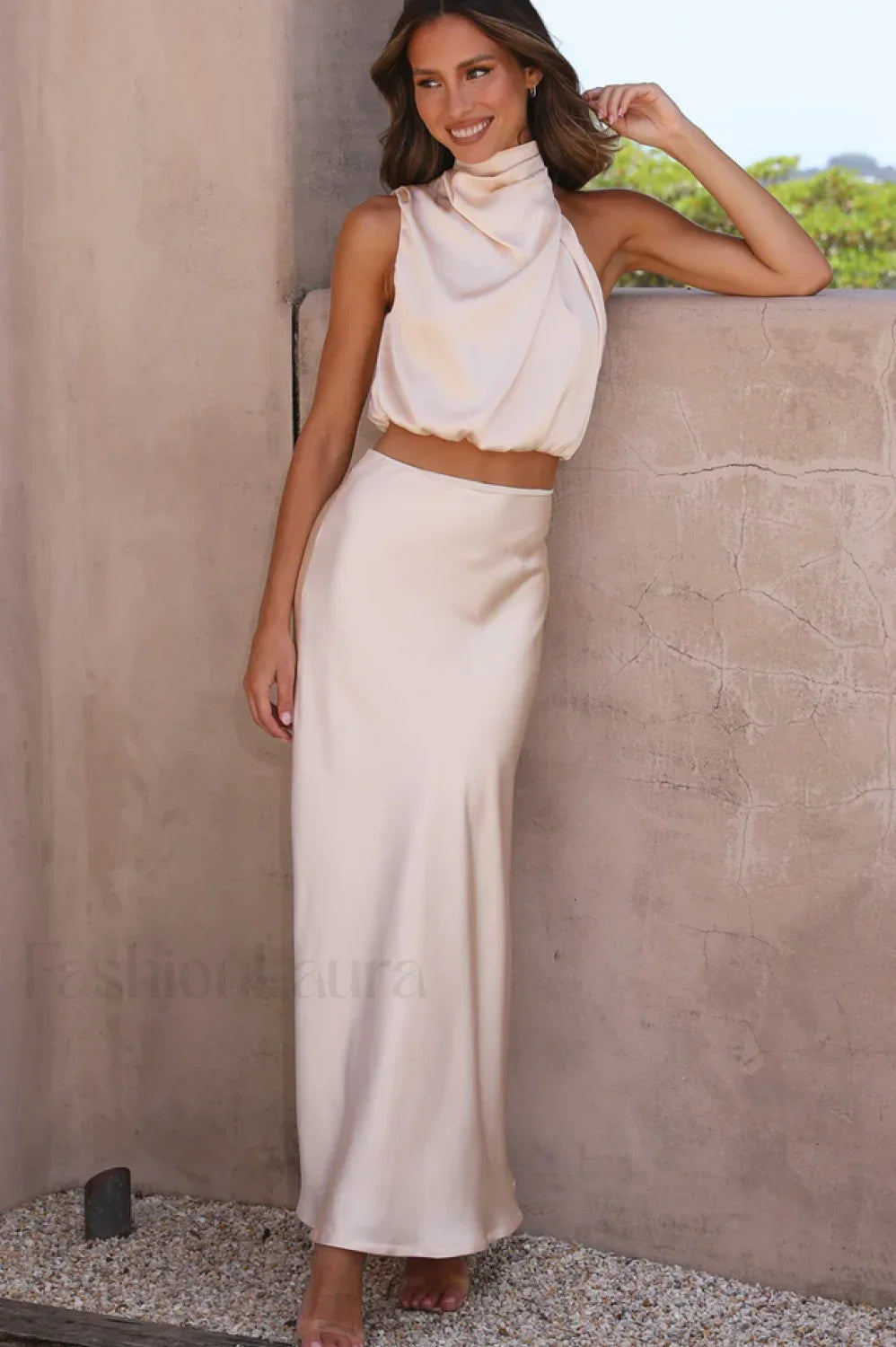 Esther Top + Charming Maxi Skirt Set