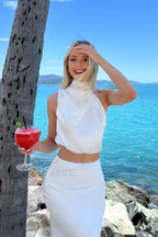 Esther Top + Charming Maxi Skirt Set