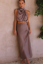 Esther Top + Charming Maxi Skirt Set