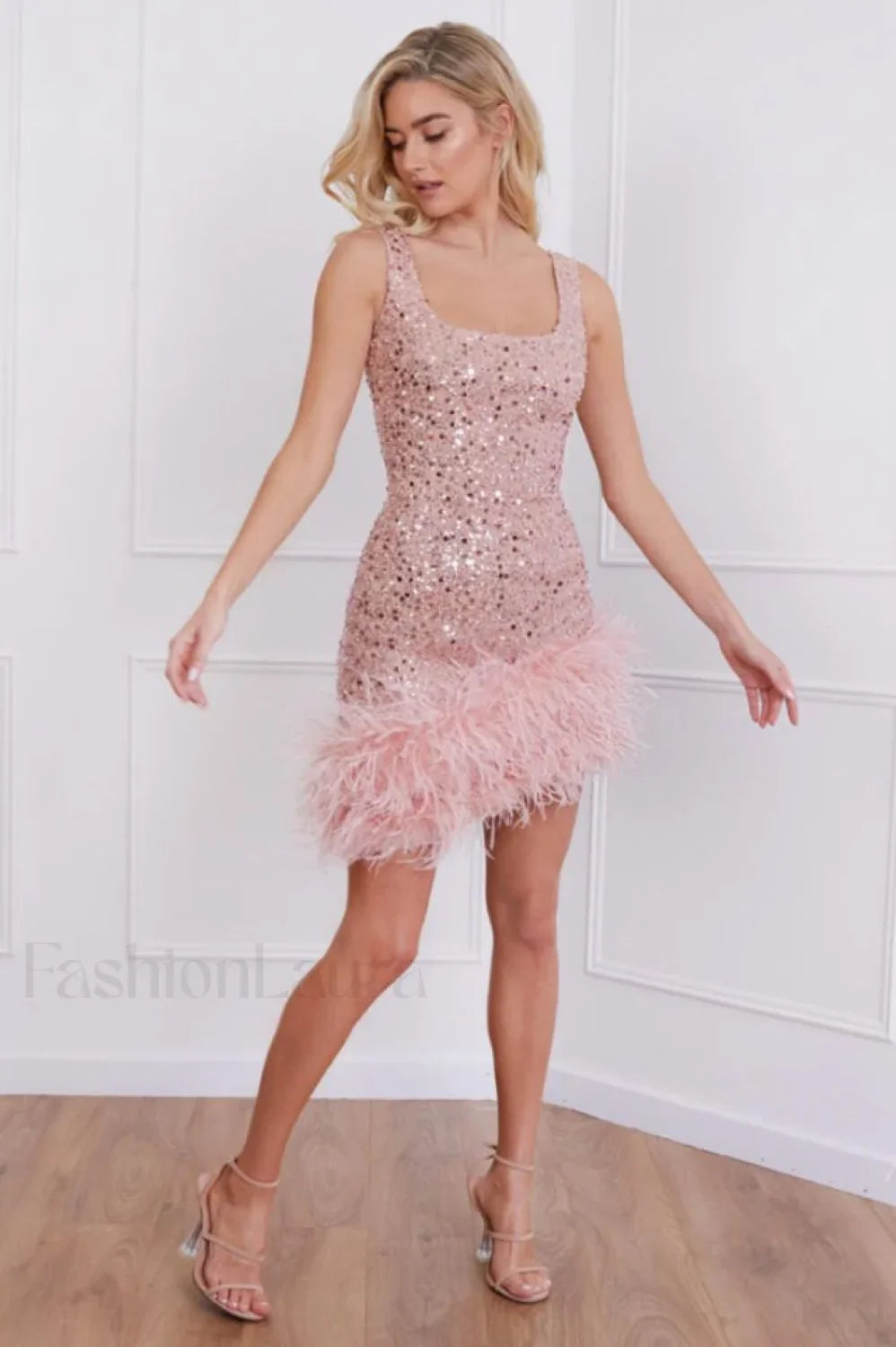 Evie Elegant Pink Dress