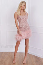 Evie Elegant Pink Dress