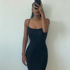 Julia Fashion - Sexy Spaghetti Strap Bodycon Long Mermaid Dress