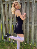 Julia Fashion - Sweet Black Bandage Backless Mesh Sundress Casual Mini Dress