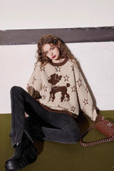 Relaxed Fit Cozy Crewneck Sweater